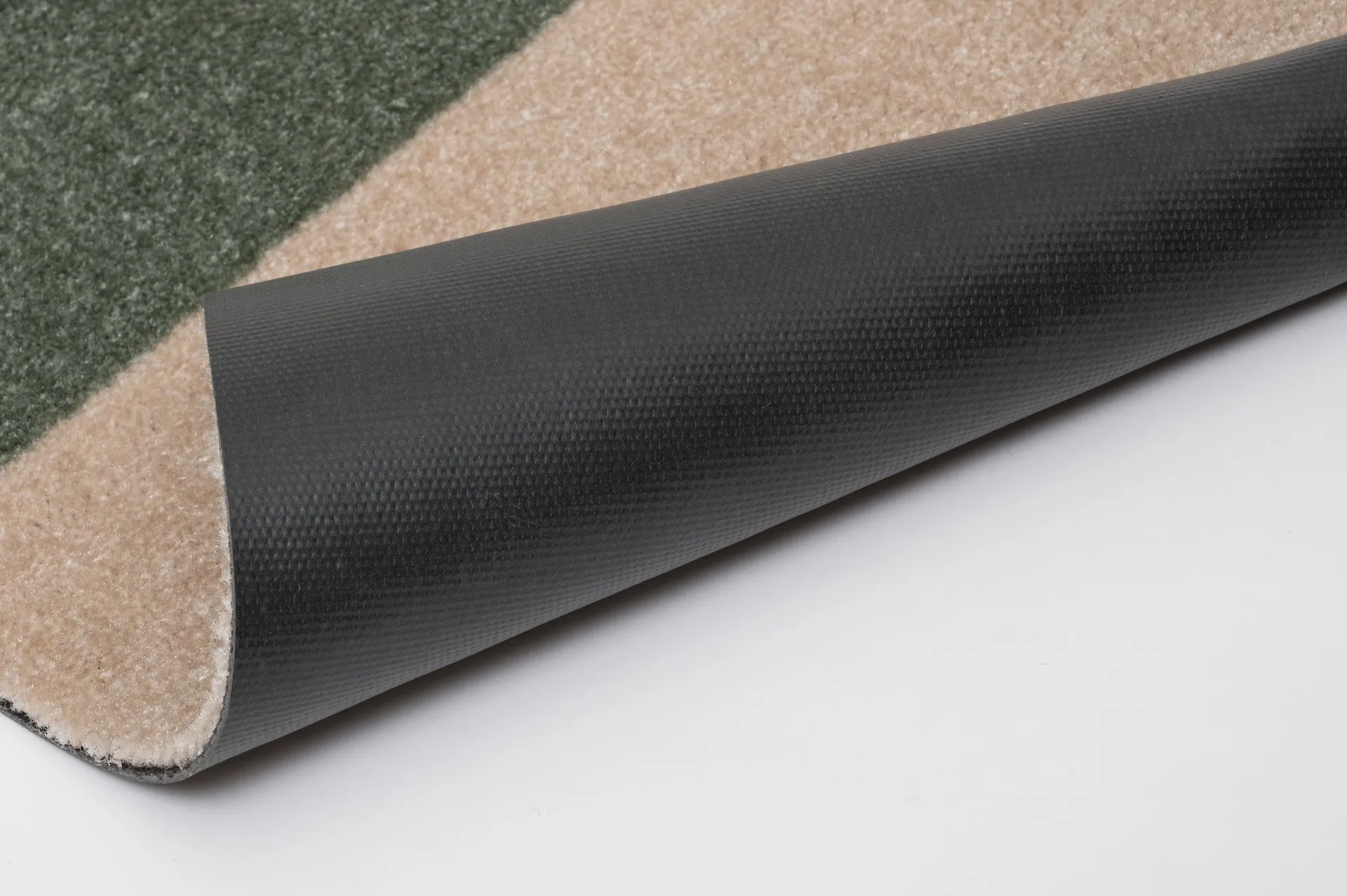 Stripes deurmat horizontaal, Green-ivory-bordeaux, 40x60 cm tica copenhagen