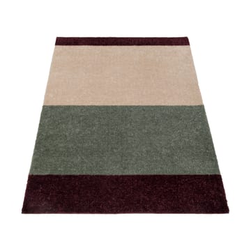 Stripes deurmat horizontaal - Green-ivory-bordeaux, 60x90 cm - tica copenhagen