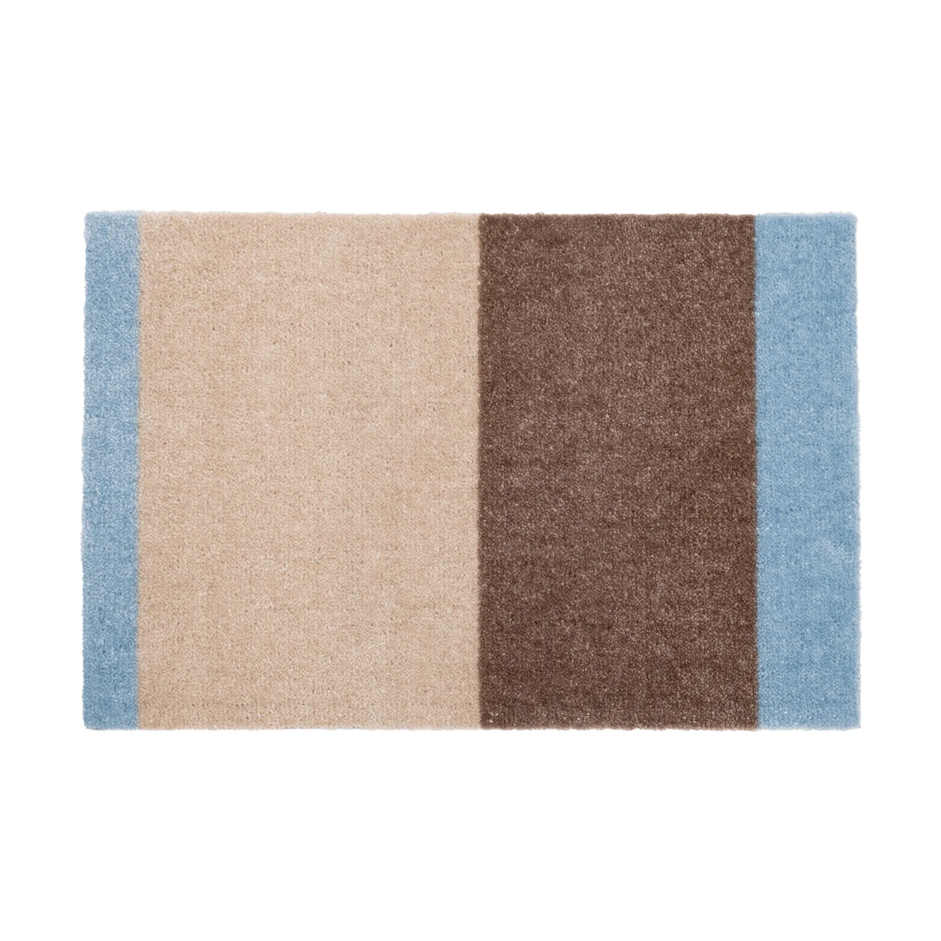 Stripes deurmat horizontaal, Ivory-sand-blue, 40x60 cm tica copenhagen