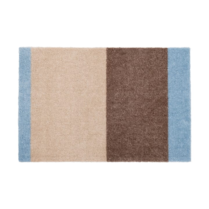 Stripes deurmat horizontaal - Ivory-sand-blue, 40x60 cm - Tica copenhagen