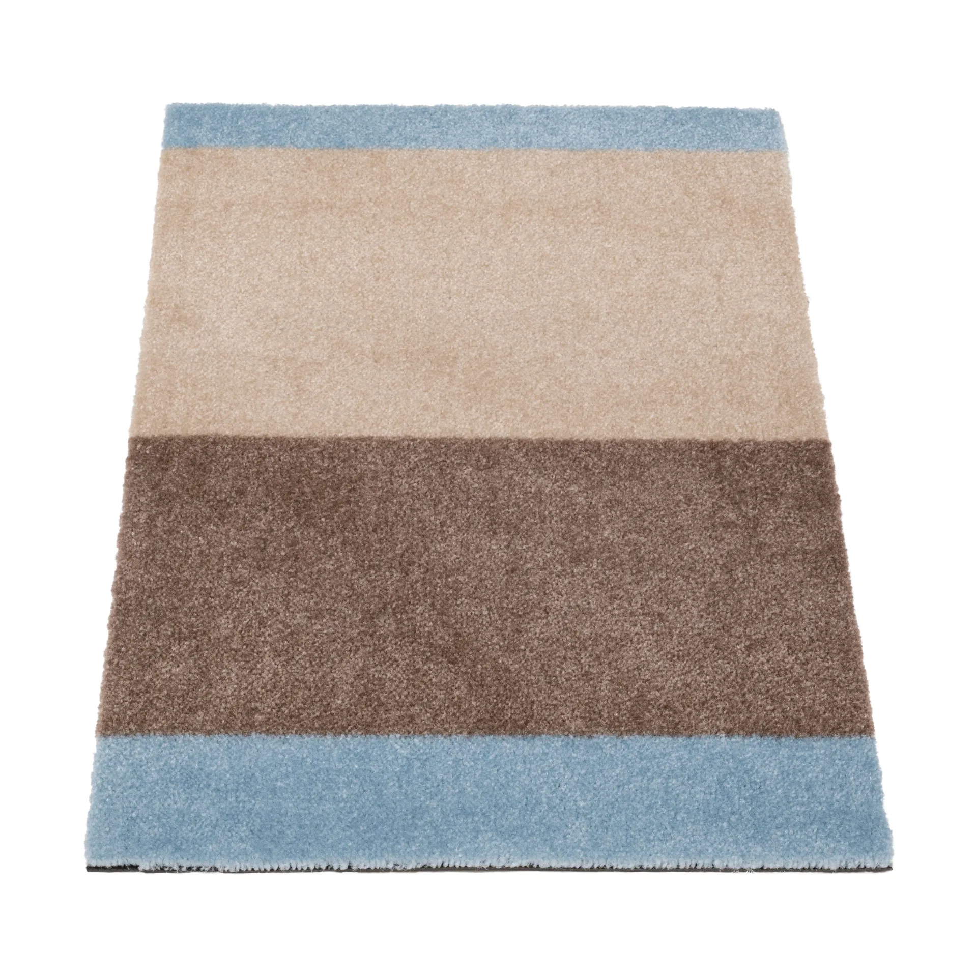 Stripes deurmat horizontaal, Ivory-sand-blue, 40x60 cm tica copenhagen