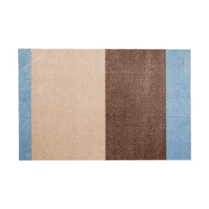 Stripes deurmat horizontaal - Ivory-sand-blue, 60x90 cm - Tica copenhagen