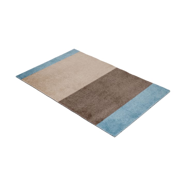 Stripes deurmat horizontaal, Ivory-sand-blue, 60x90 cm tica copenhagen