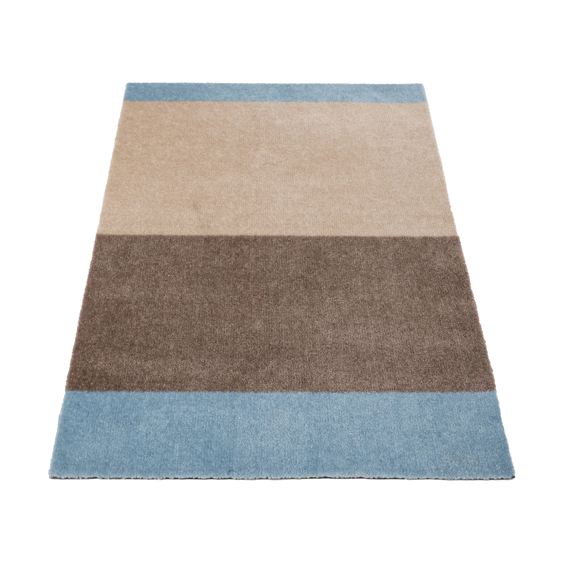 Stripes deurmat horizontaal, Ivory-sand-blue, 60x90 cm tica copenhagen