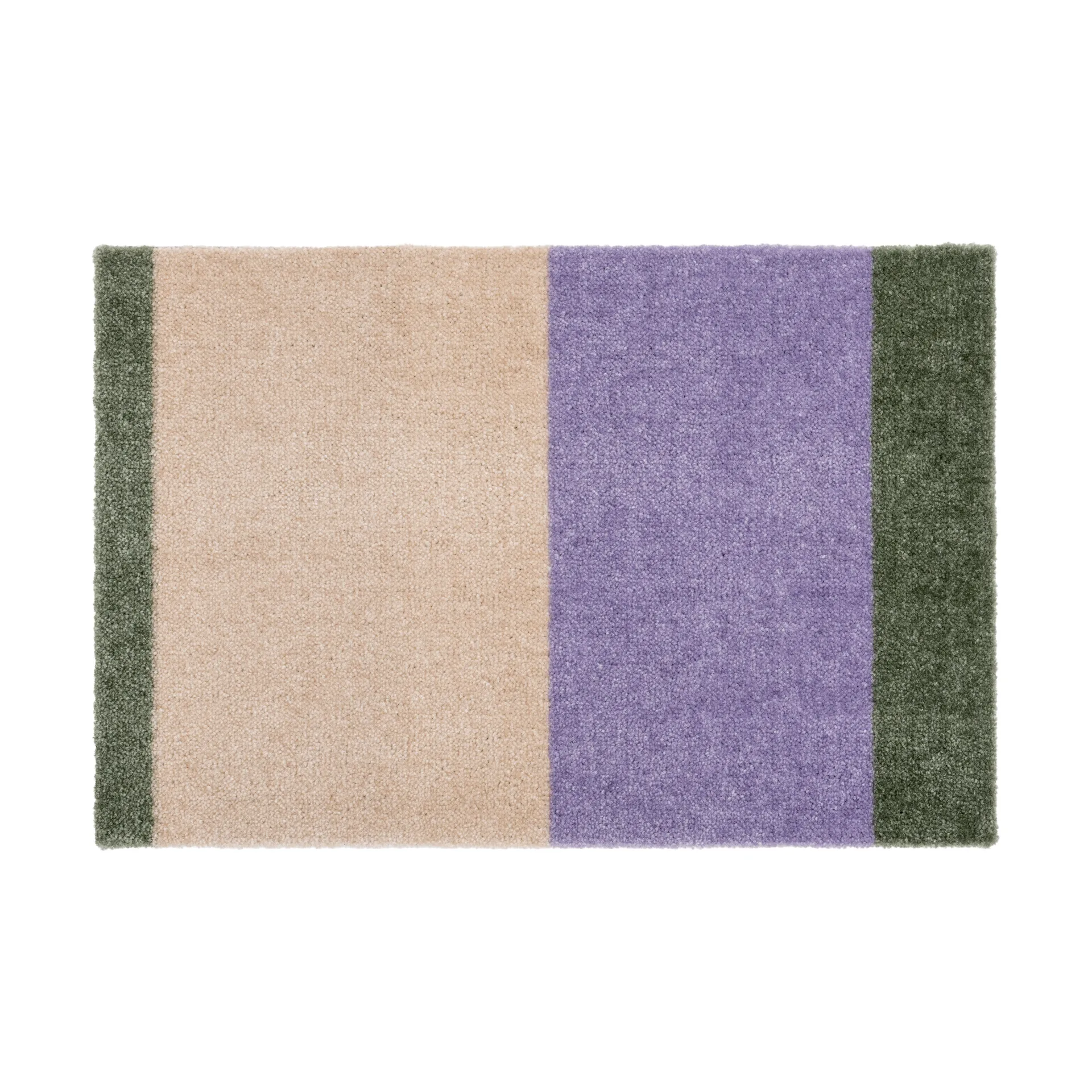 Stripes deurmat horizontaal, Lilac-ivory-green, 40x60 cm tica copenhagen