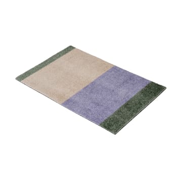 Stripes deurmat horizontaal - Lilac-ivory-green, 40x60 cm - tica copenhagen