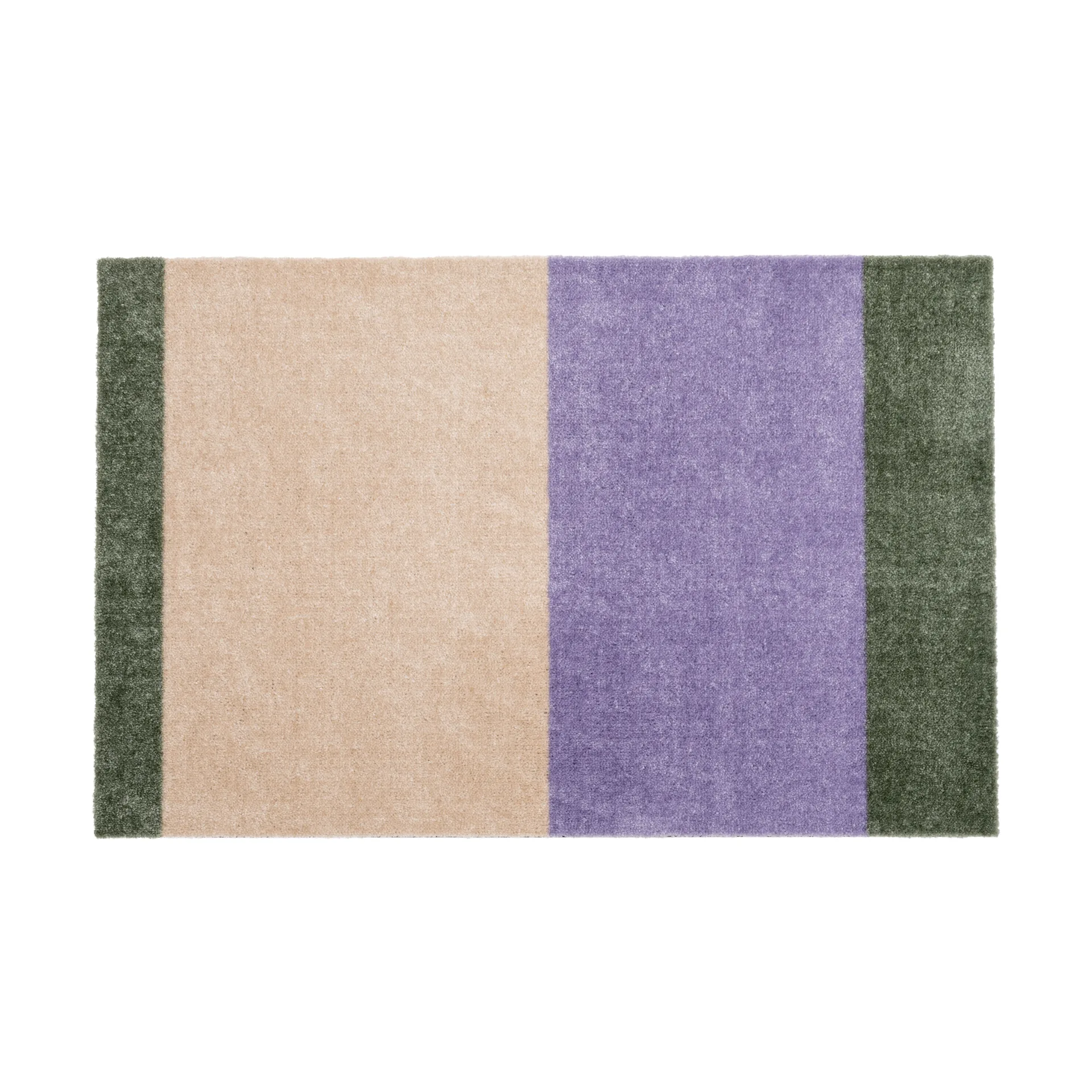 Stripes deurmat horizontaal, Lilac-ivory-green, 60x90 cm tica copenhagen