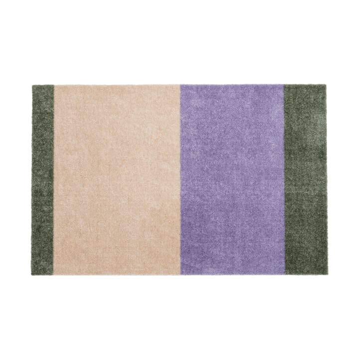 Stripes deurmat horizontaal - Lilac-ivory-green, 60x90 cm - Tica copenhagen