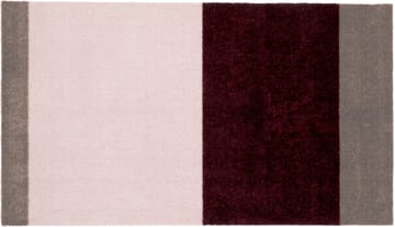 Stripes gangmat horizontaal - Bordeaux-rose-sand, 67x120 cm - tica copenhagen