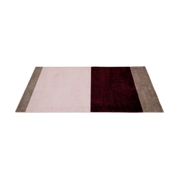 Stripes gangmat horizontaal - Bordeaux-rose-sand, 67x120 cm - tica copenhagen