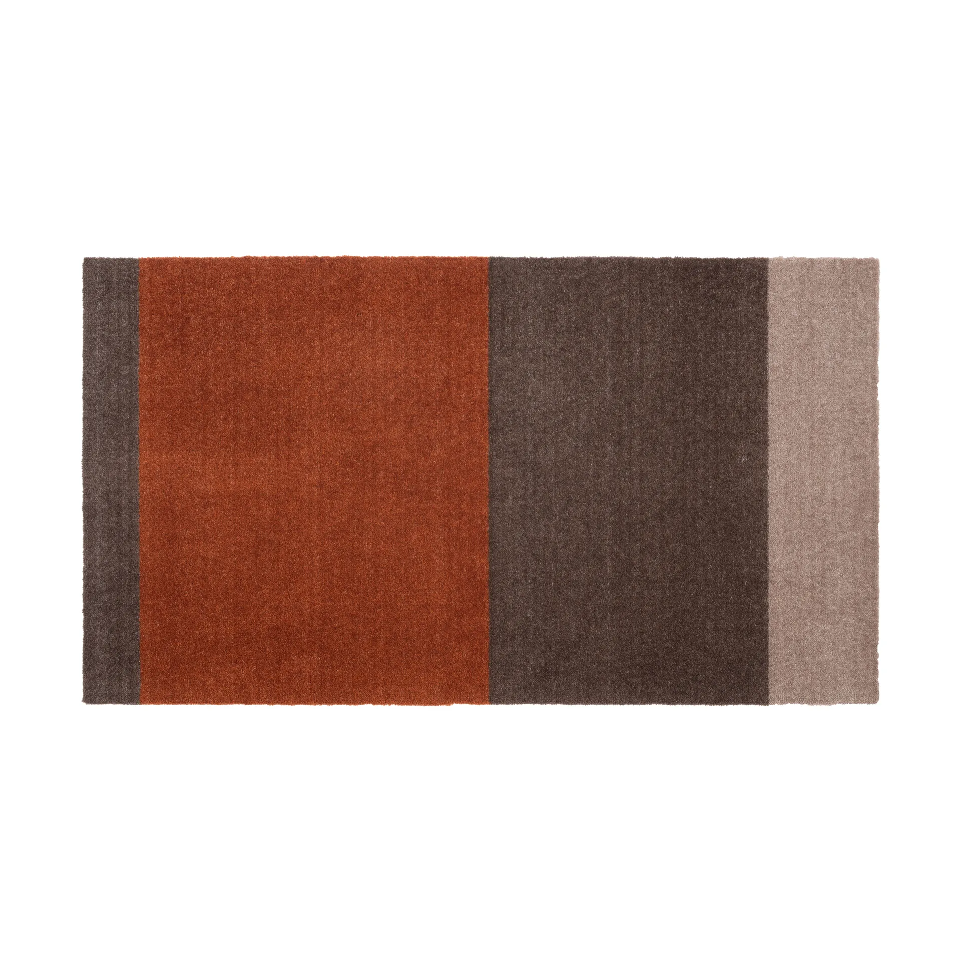 Stripes gangmat horizontaal, Brown-terracotta 67x120 cm tica copenhagen