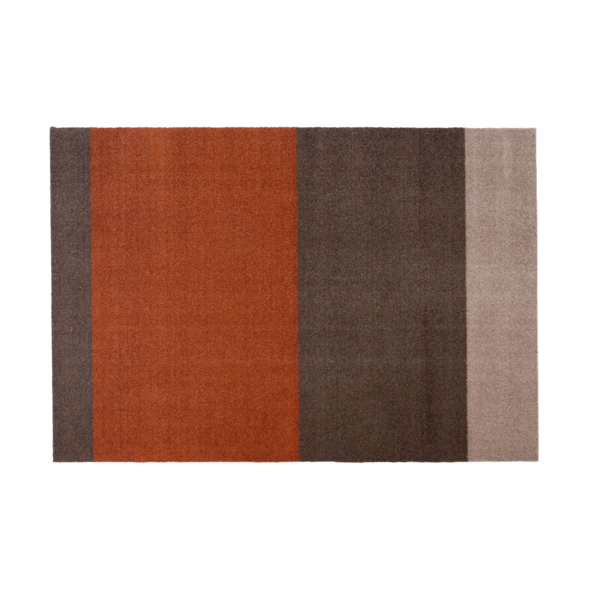 Stripes gangmat horizontaal, Brown-terracotta 90x130 cm tica copenhagen