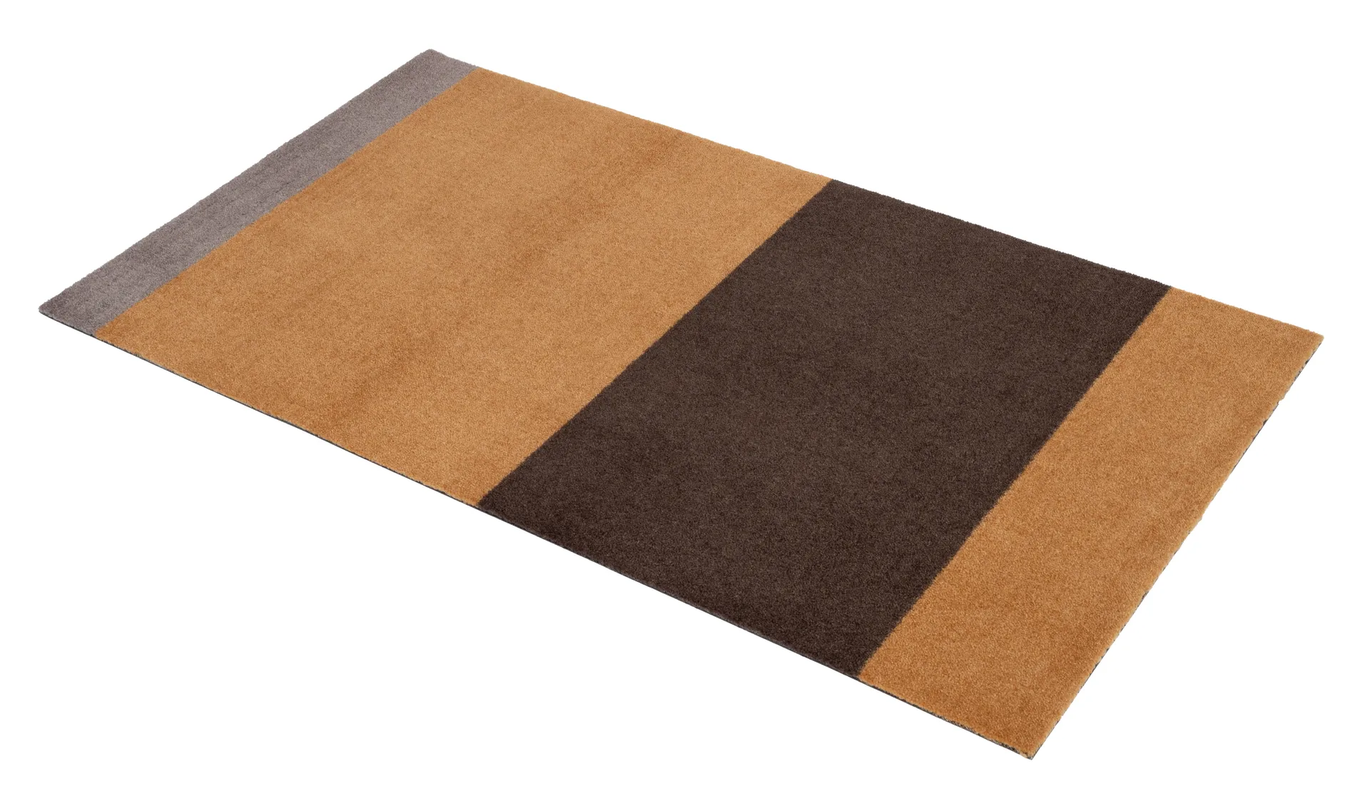 Stripes gangmat horizontaal, Dijon-brown-sand, 67x120 cm tica copenhagen