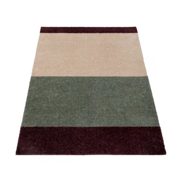 Stripes gangmat horizontaal - Green-ivory-bordeaux, 67x120 cm - tica copenhagen