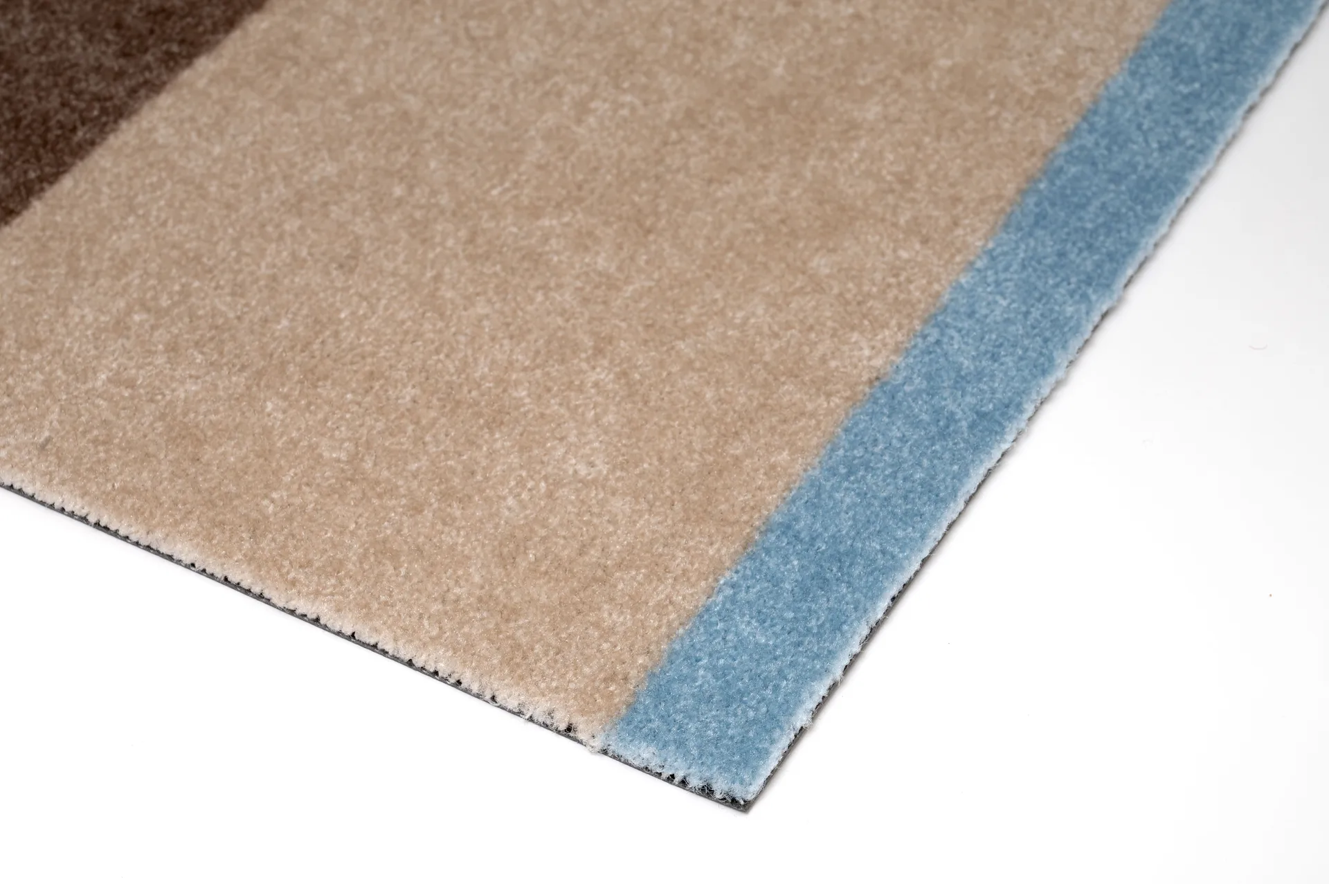 Stripes gangmat horizontaal, Ivory-sand-blue, 67x120 cm tica copenhagen