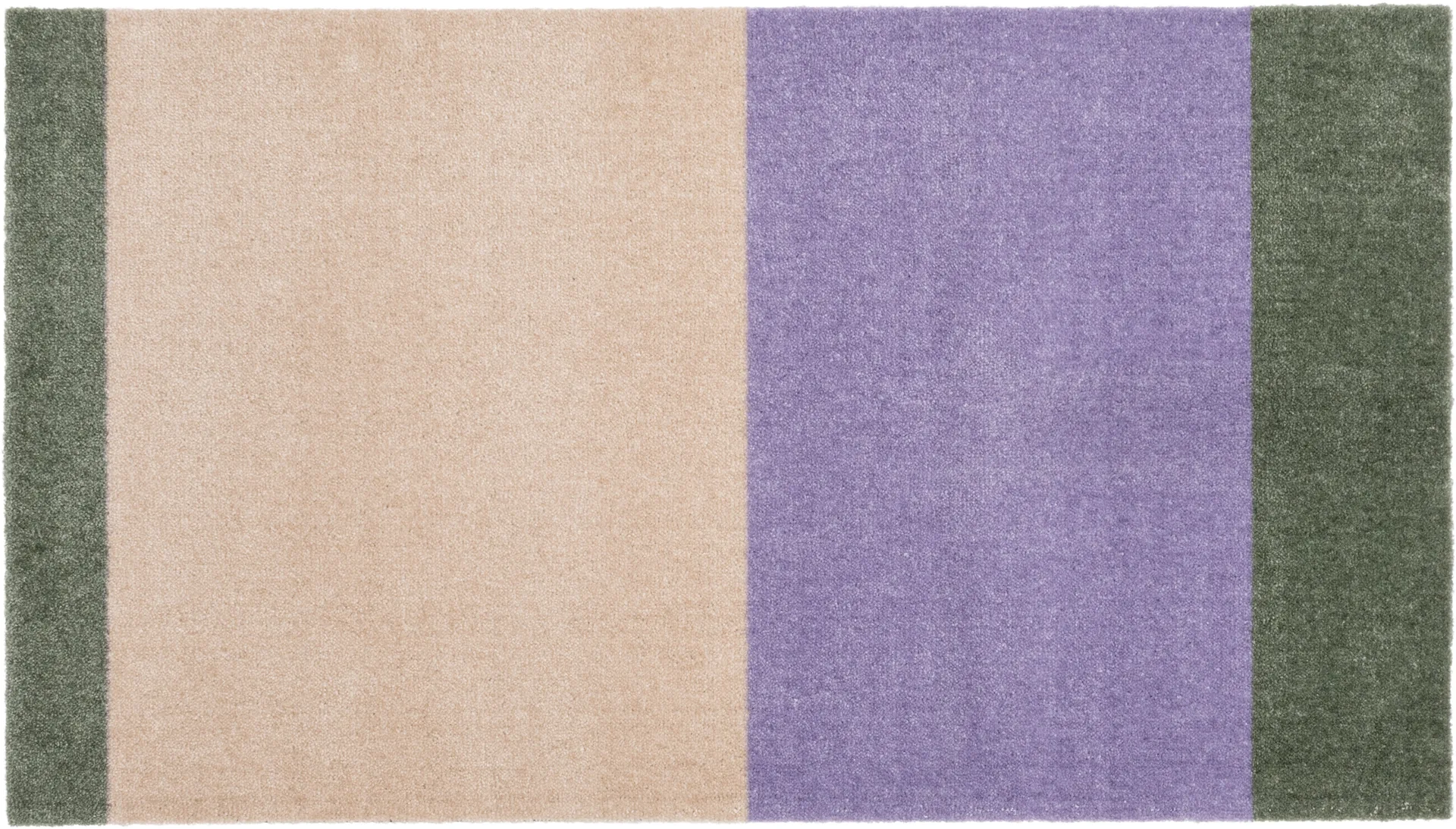 Stripes gangmat horizontaal, Lilac-ivory-green, 67x120 cm tica copenhagen