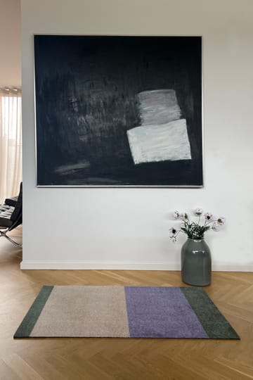 Stripes gangmat horizontaal - Lilac-ivory-green, 67x120 cm - tica copenhagen
