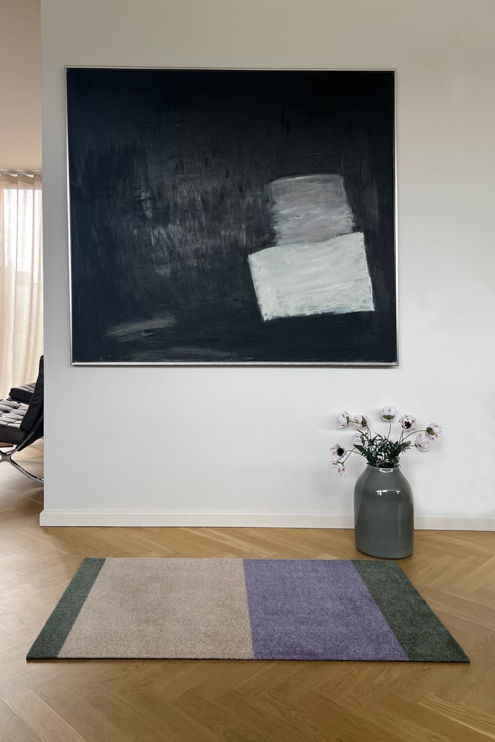 Stripes gangmat horizontaal, Lilac-ivory-green, 67x120 cm tica copenhagen