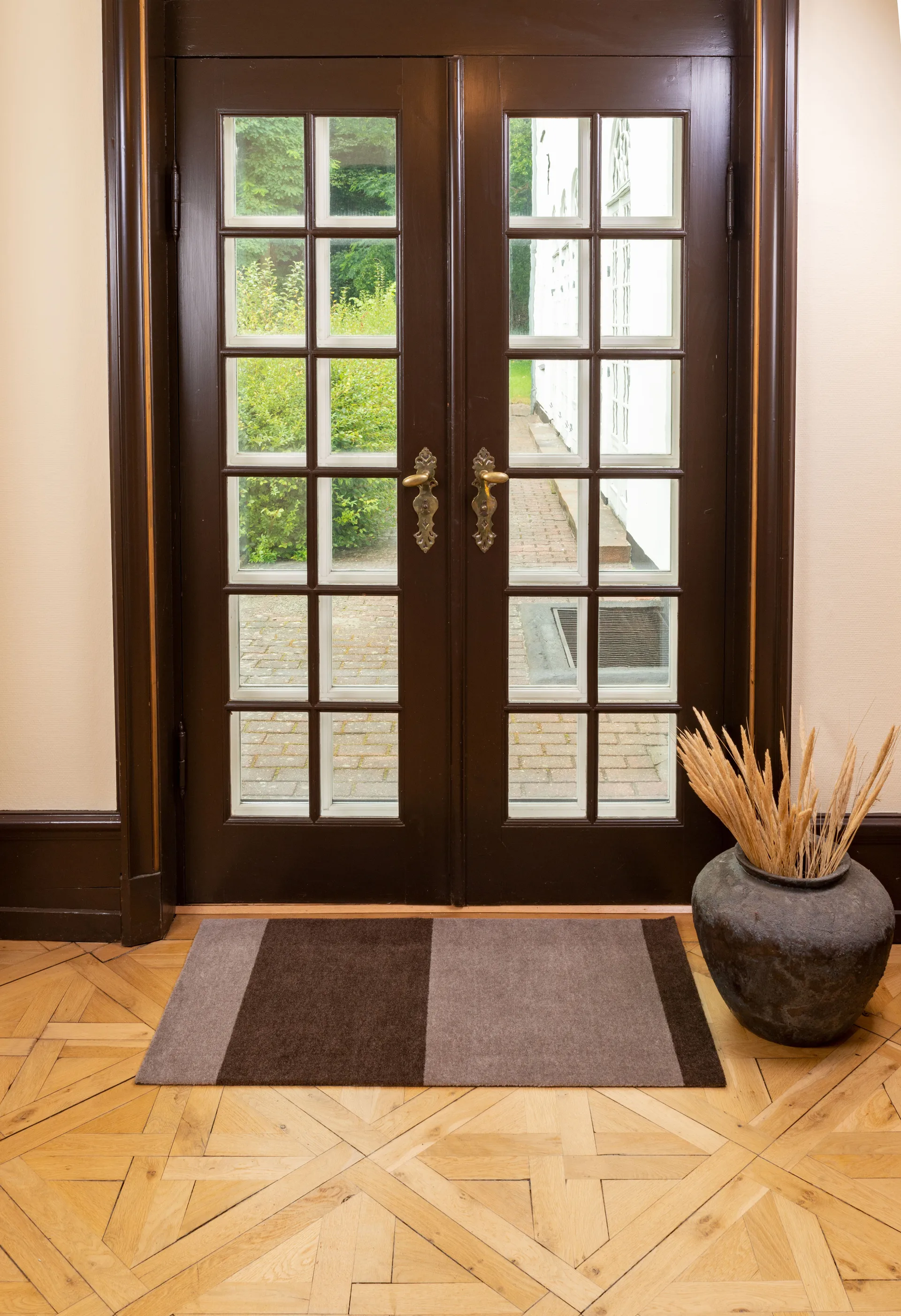 Stripes gangmat horizontaal, Sand-brown, 67x120 cm tica copenhagen