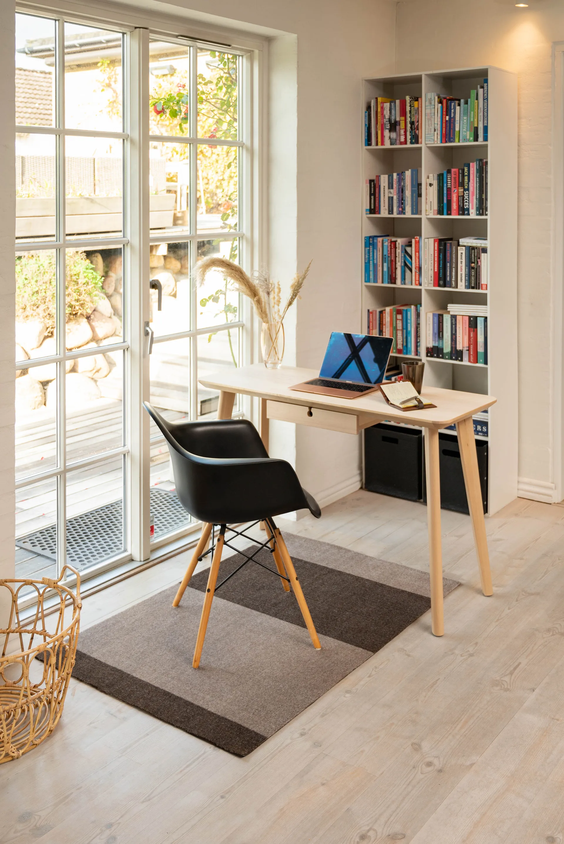 Stripes gangmat horizontaal, Sand-brown, 90x130 cm tica copenhagen