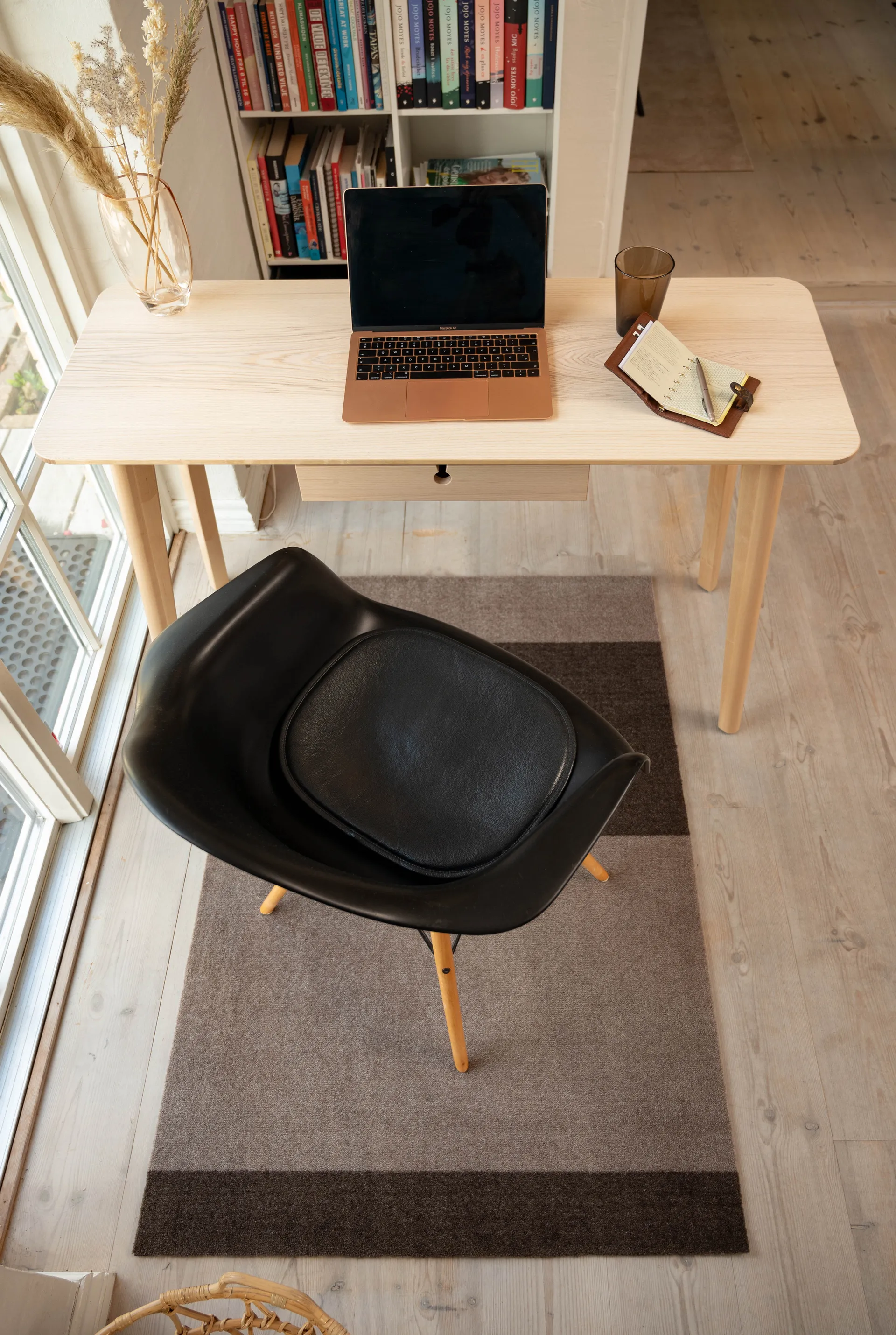 Stripes gangmat horizontaal, Sand-brown, 90x130 cm tica copenhagen