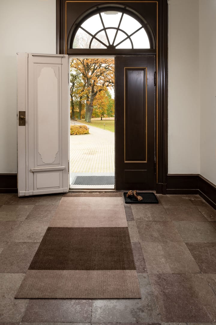 Stripes gangmat horizontaal, Sand-brown, 90x200 cm tica copenhagen
