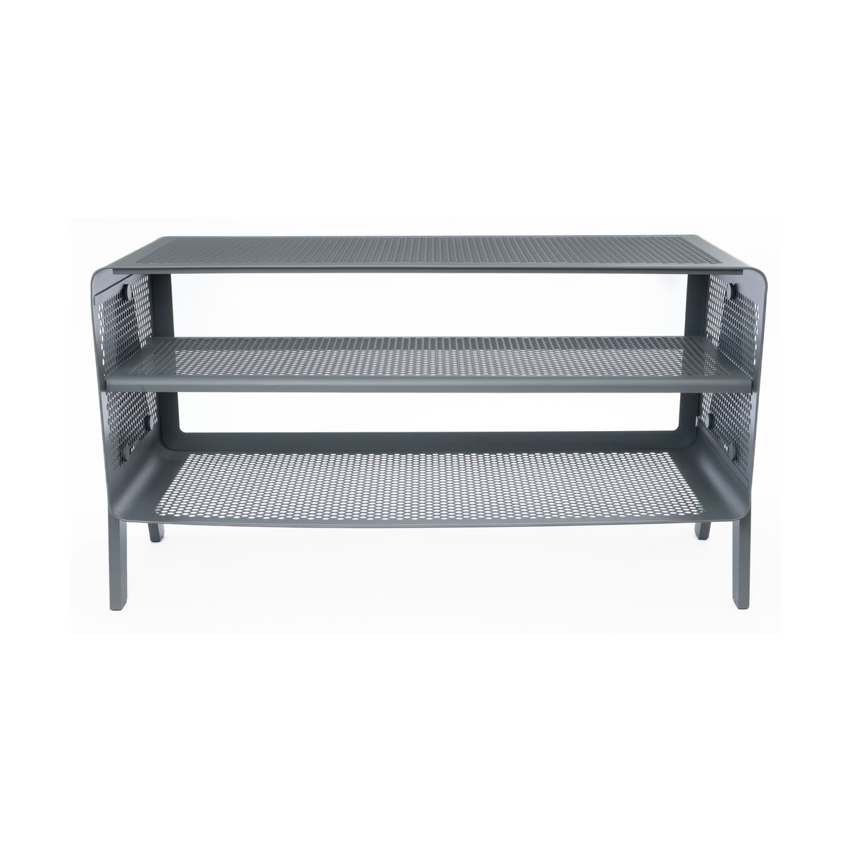 tica copenhagen Tica Rack Floor big rek Steelgrey | Scandinavisch Interieur | Planken & planksystemen | Grijs