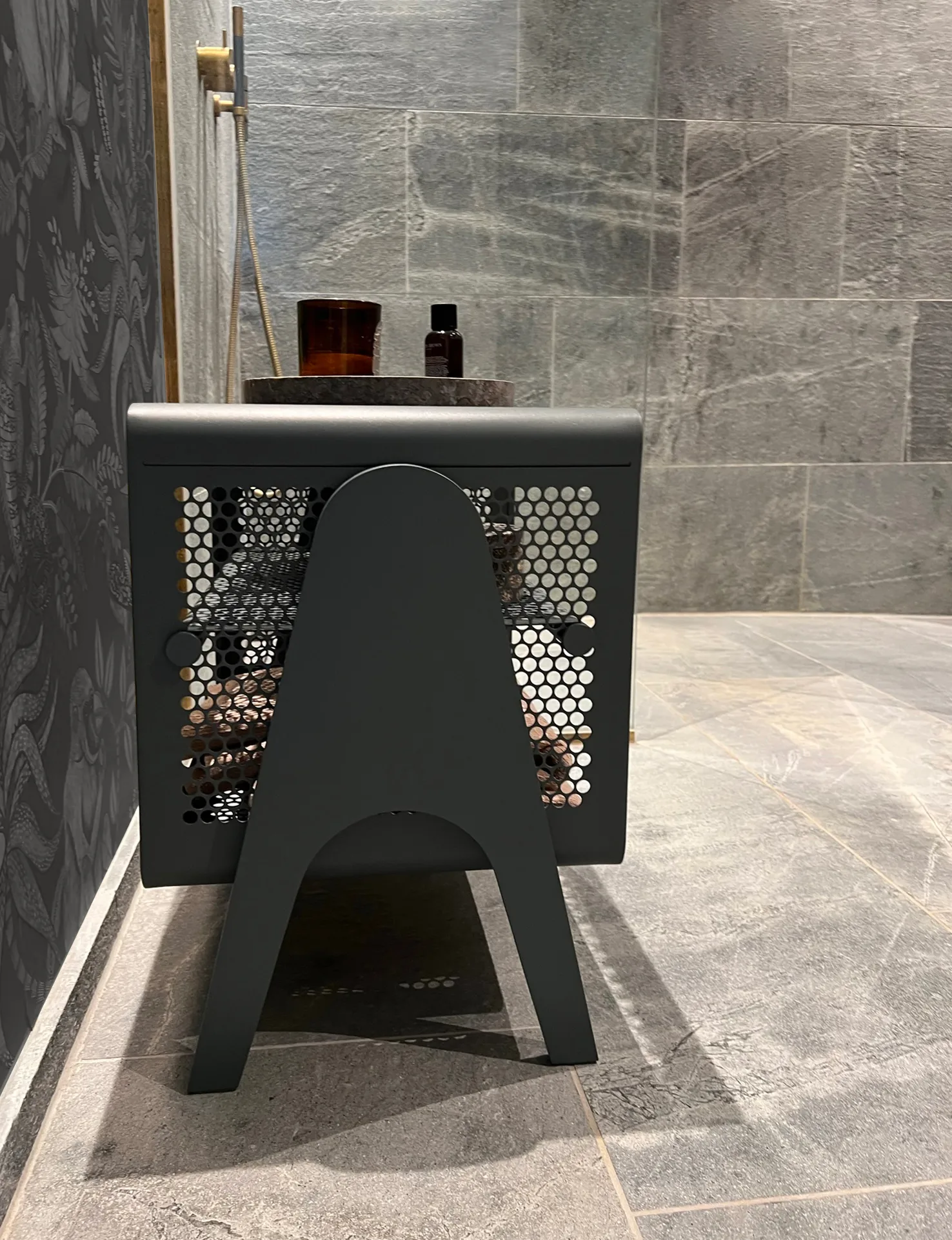 Tica Rack Floor small rek, Steelgrey tica copenhagen