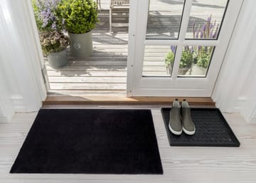 Unicolor deurmat - Black, 60x90 cm - tica copenhagen