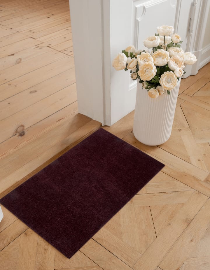 Unicolor deurmat, Bordeaux, 40x60 cm tica copenhagen