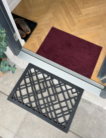 Unicolor deurmat - Bordeaux, 40x60 cm - tica copenhagen