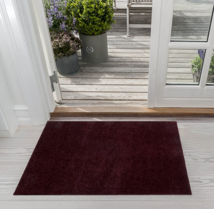 Unicolor deurmat, Bordeaux, 60x90 cm tica copenhagen