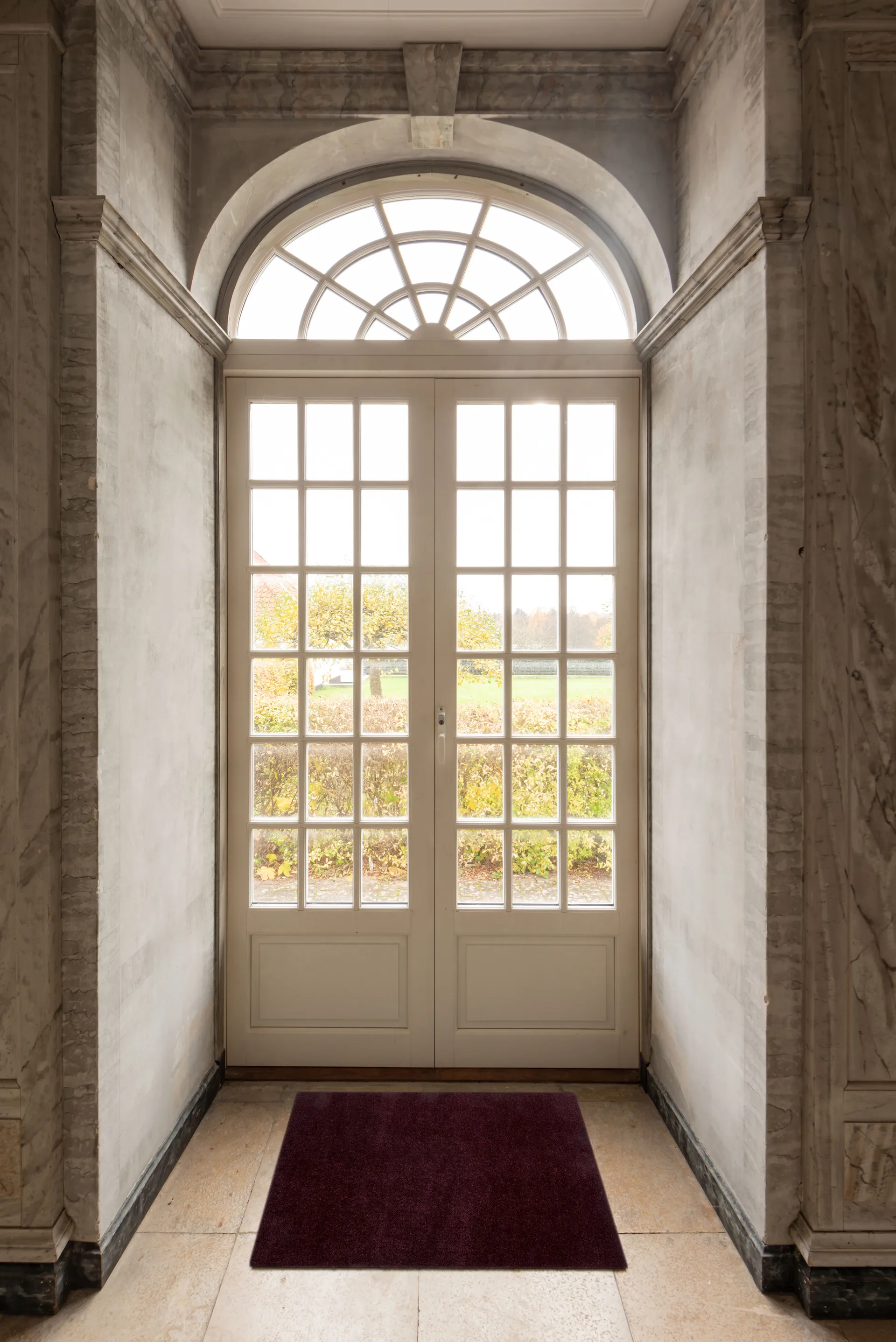 Unicolor deurmat, Bordeaux, 60x90 cm tica copenhagen