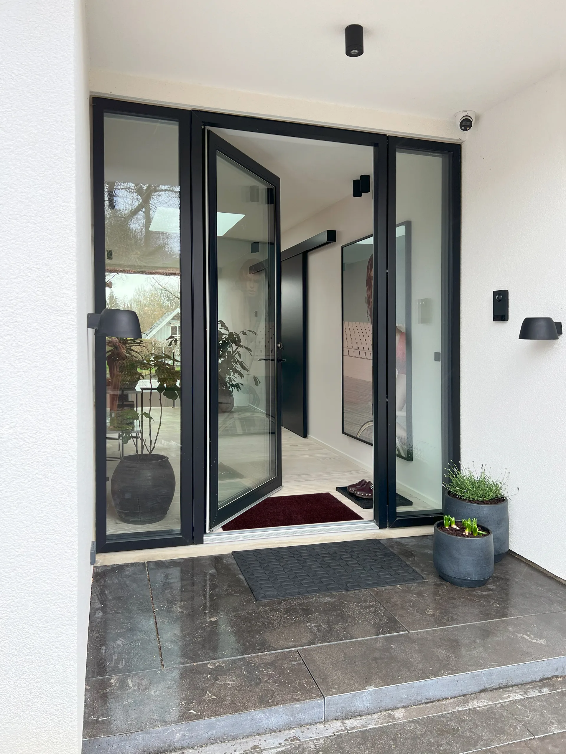 Unicolor deurmat, Bordeaux, 60x90 cm tica copenhagen