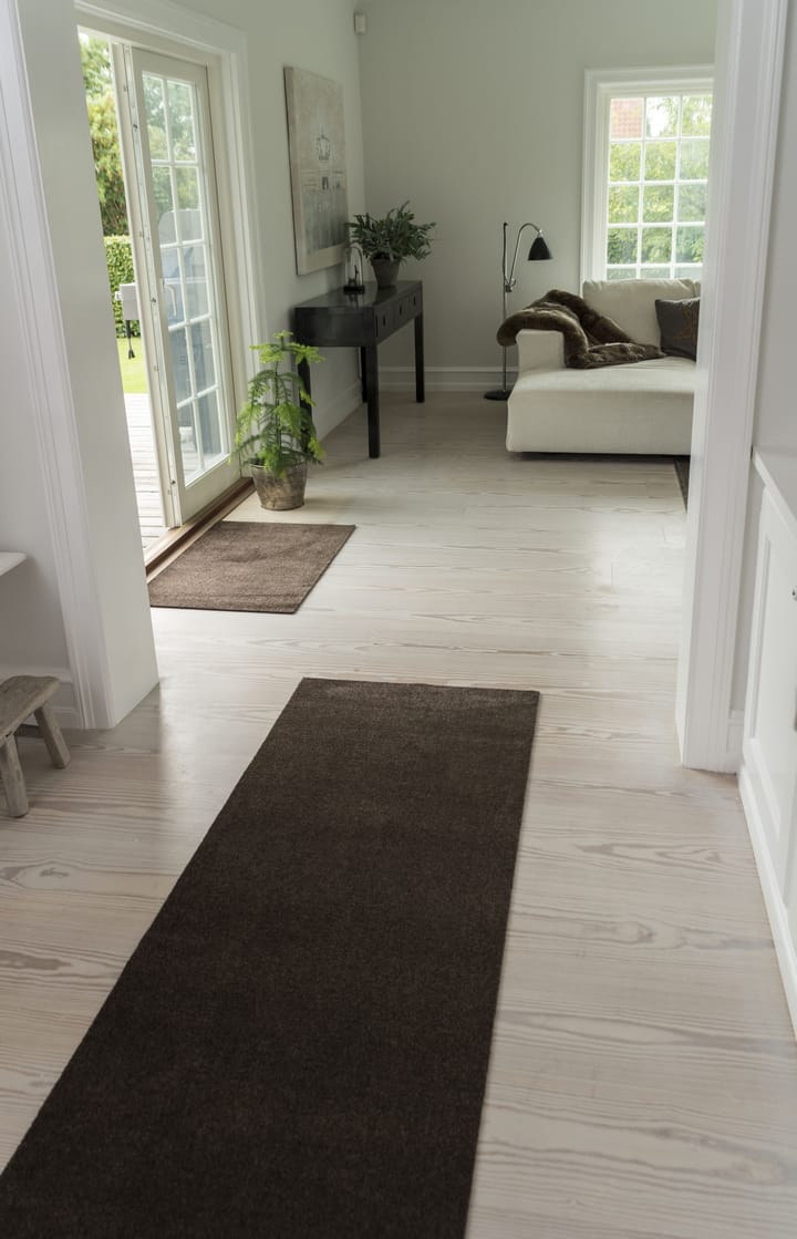 Unicolor deurmat, Brown, 60x90 cm tica copenhagen