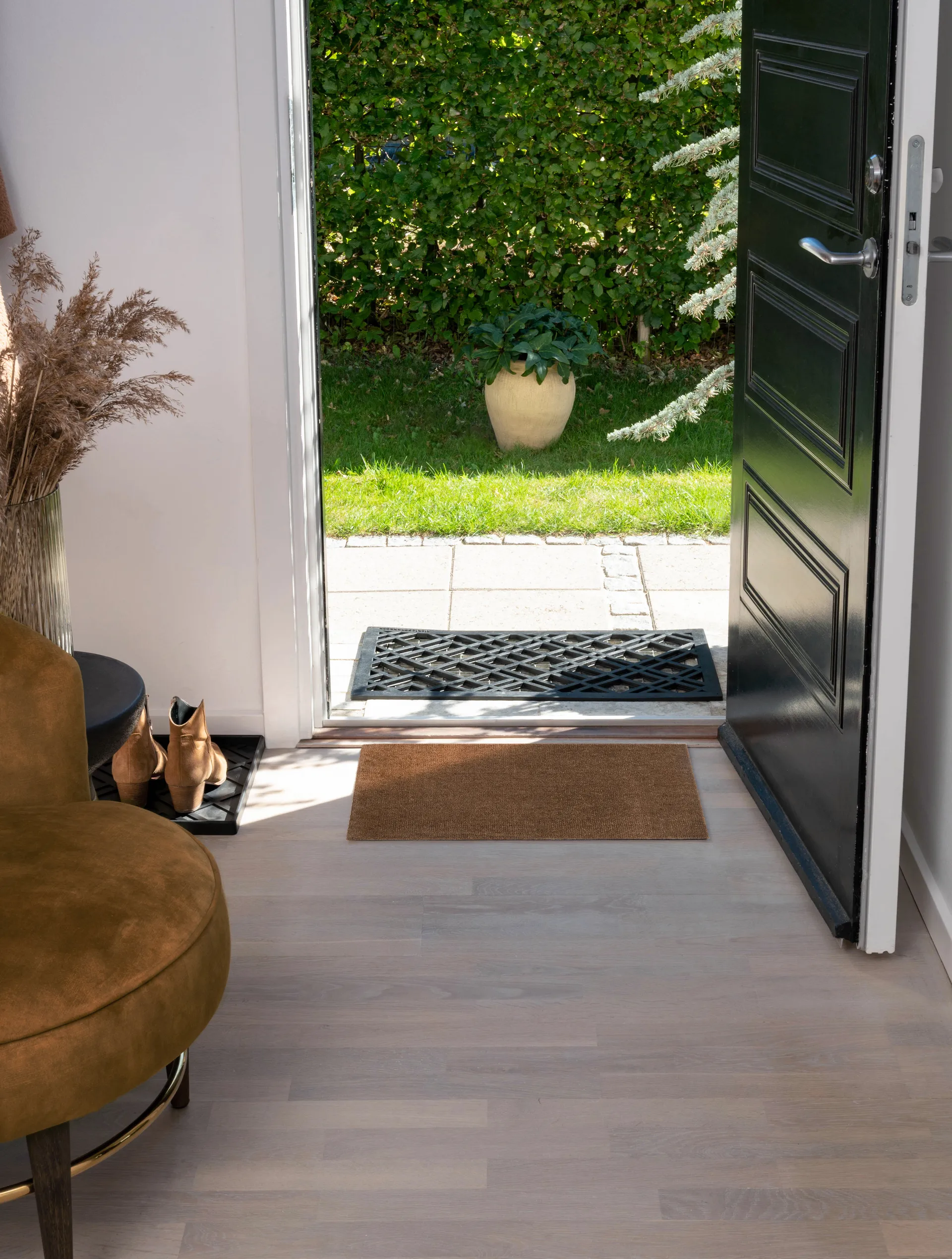 Unicolor deurmat, Cognac, 40x60 cm tica copenhagen