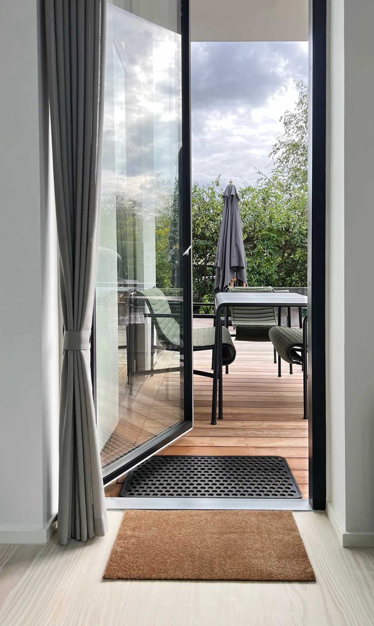 Unicolor deurmat, Cognac, 40x60 cm tica copenhagen