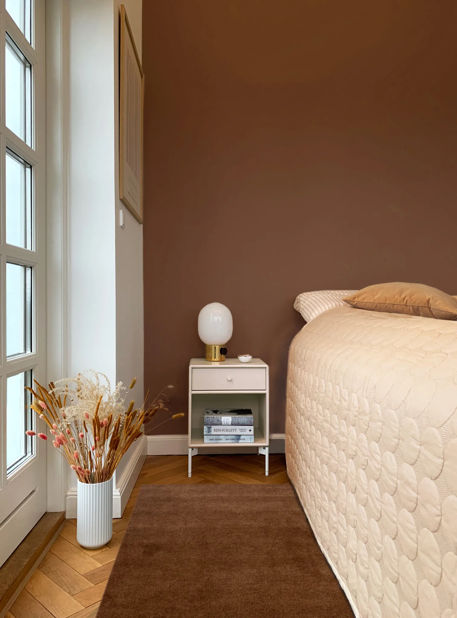 Unicolor deurmat, Cognac, 60x90 cm tica copenhagen