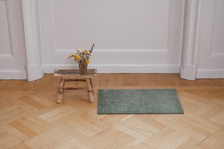 Unicolor deurmat, Dusty green, 40x60 cm tica copenhagen