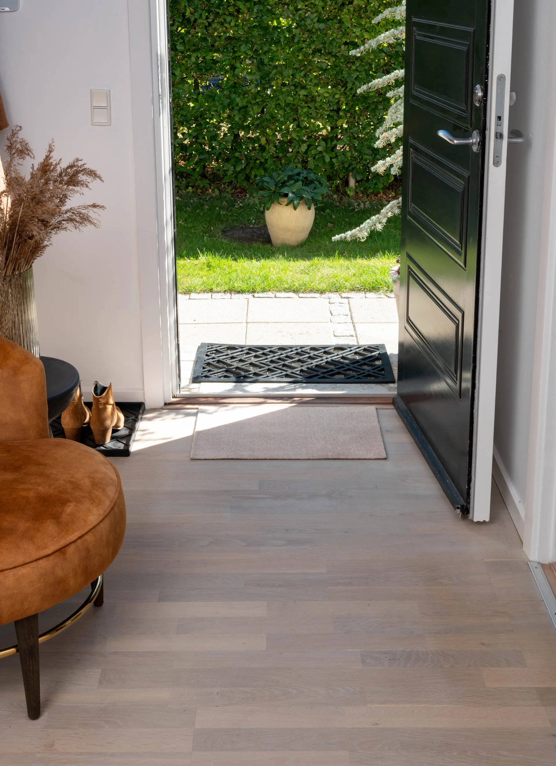 Unicolor deurmat, Ivory, 40x60 cm tica copenhagen