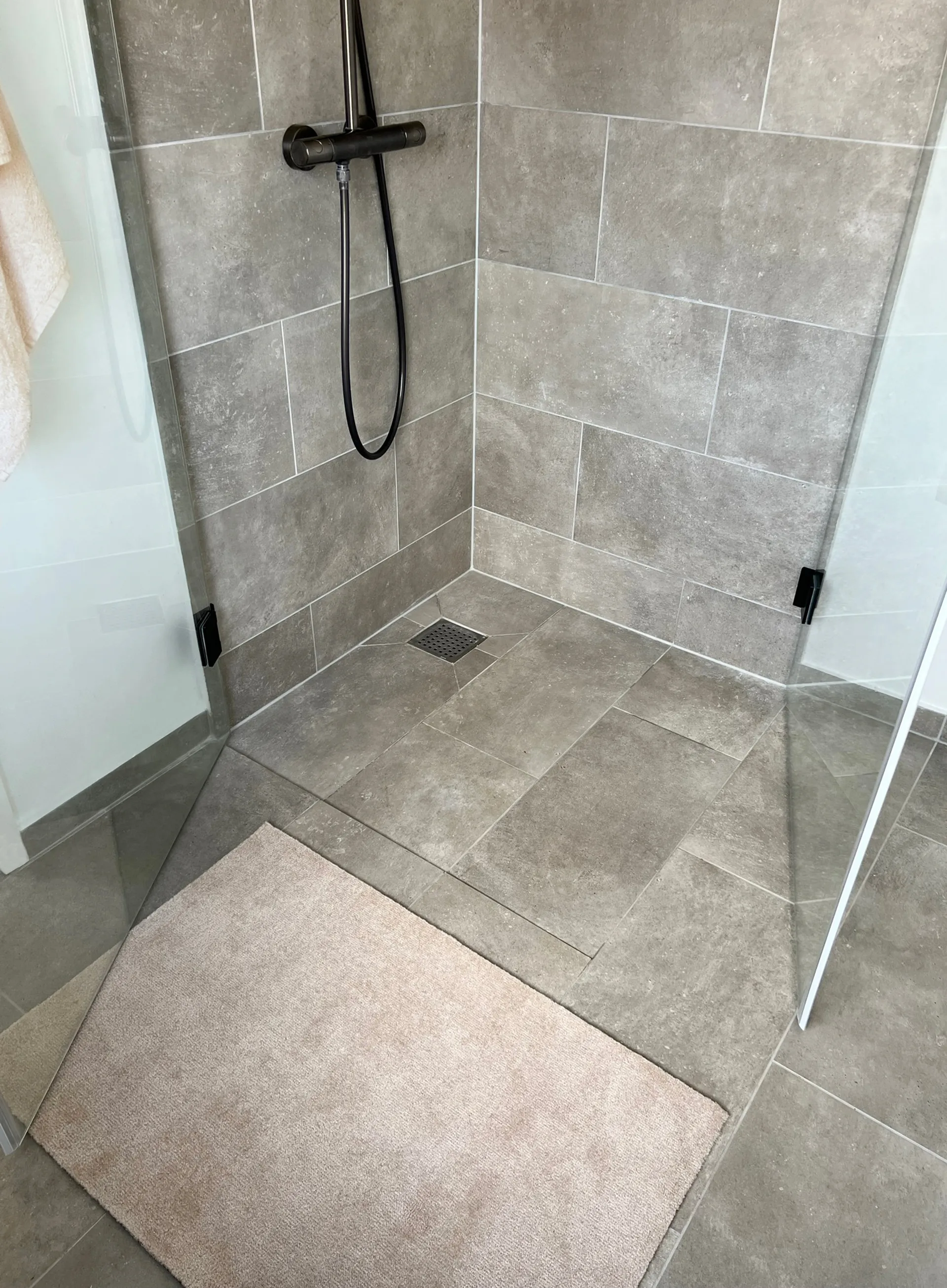 Unicolor deurmat, Ivory, 60x90 cm tica copenhagen