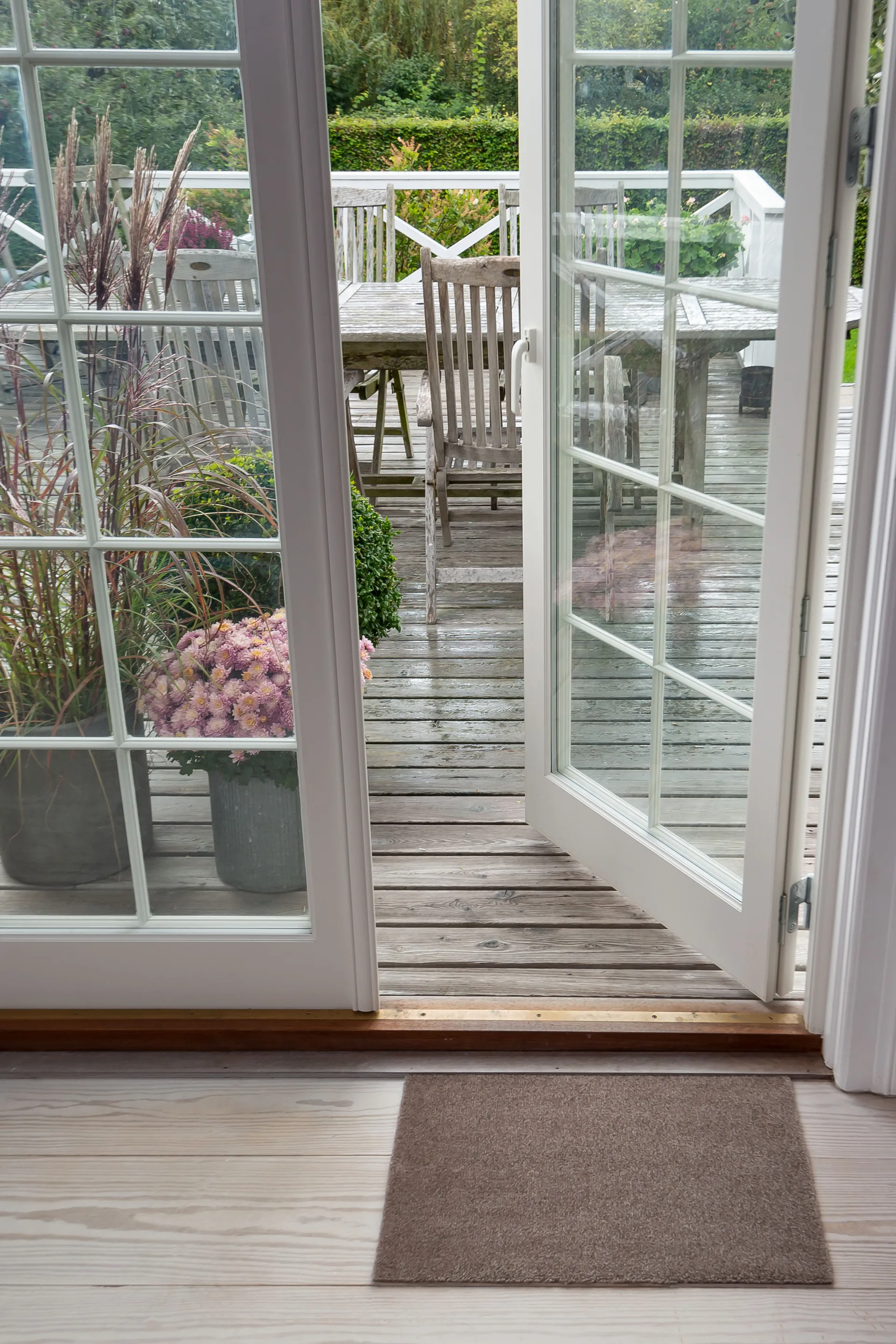 Unicolor deurmat, Sand, 40x60 cm tica copenhagen