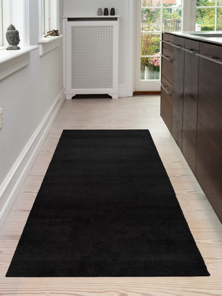 Unicolor gangloper, Black, 90x200 cm tica copenhagen