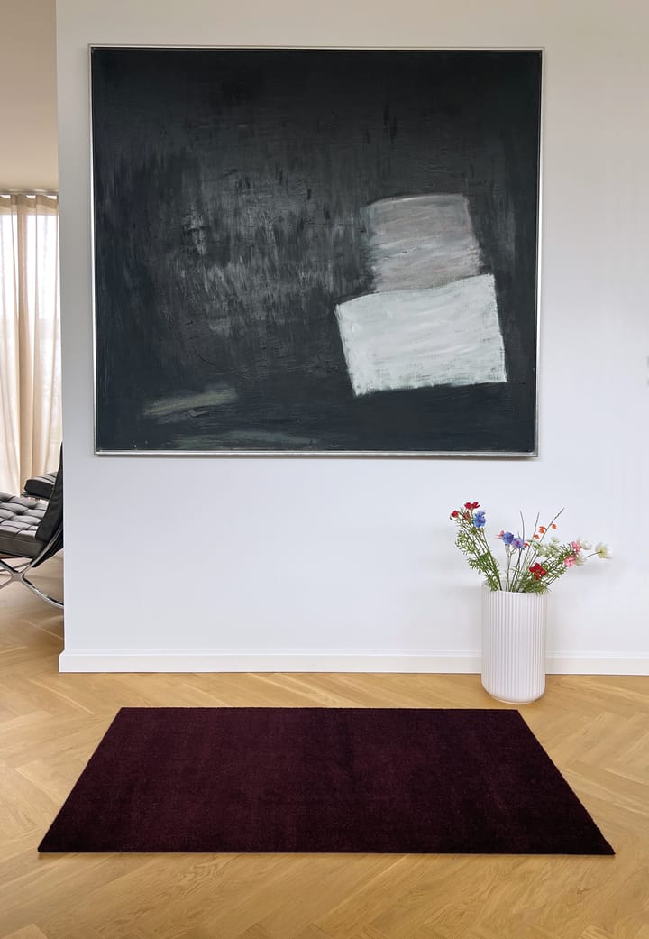 Unicolor gangloper, Bordeaux, 90x130 cm tica copenhagen