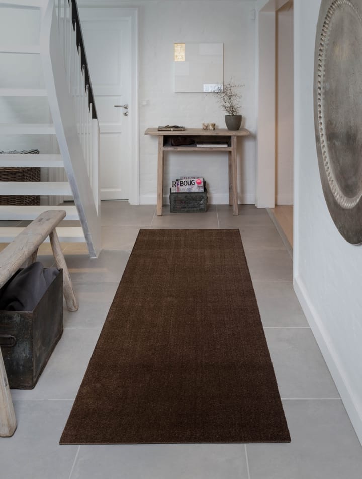 Unicolor gangloper, Brown, 90x200 cm tica copenhagen