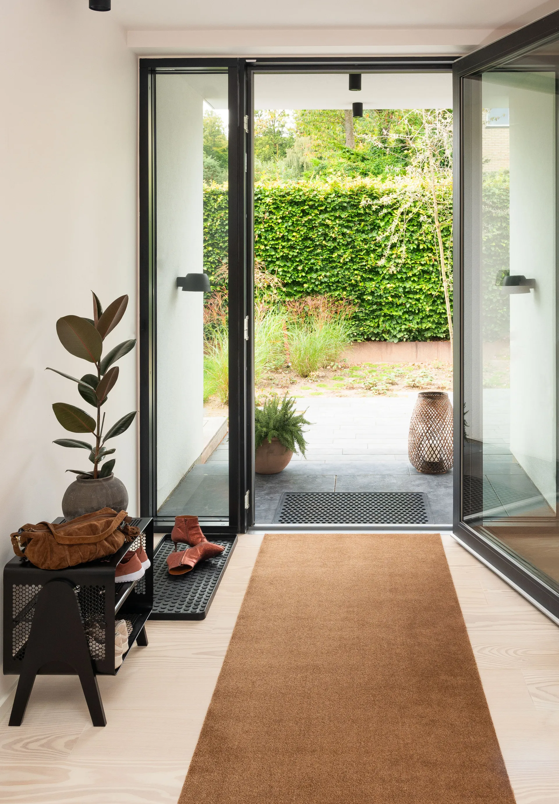 Unicolor gangloper, Cognac, 100x300 cm tica copenhagen