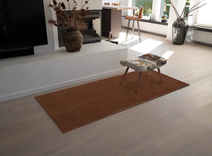 Unicolor gangloper, Cognac, 90x200 cm tica copenhagen