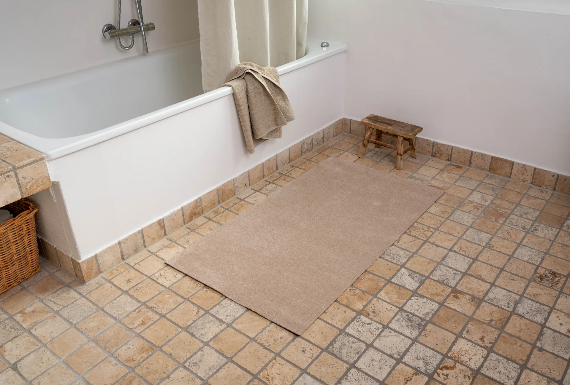 Unicolor gangloper, Ivory, 67x120 cm tica copenhagen