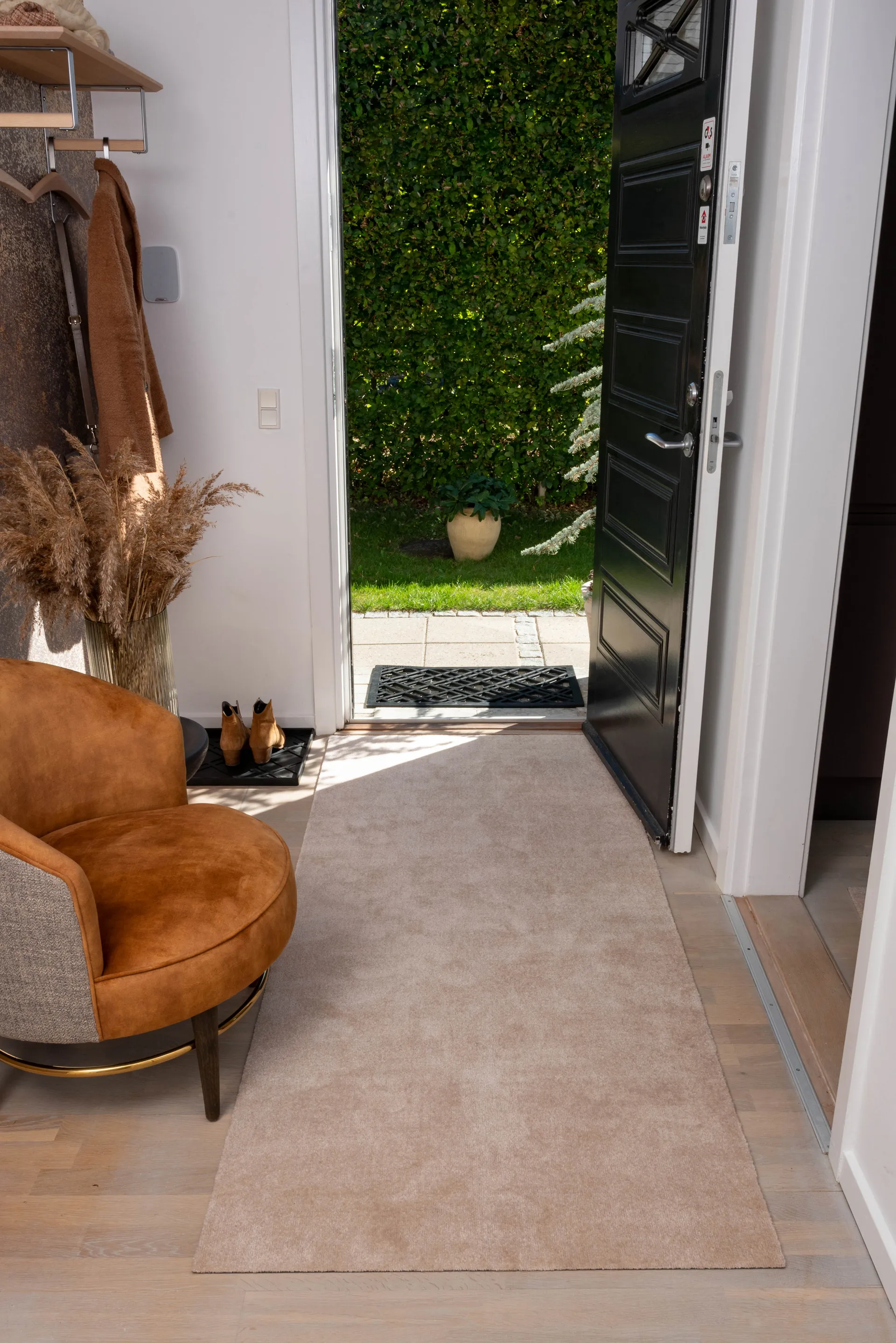 Unicolor gangloper, Ivory, 90x200 cm tica copenhagen