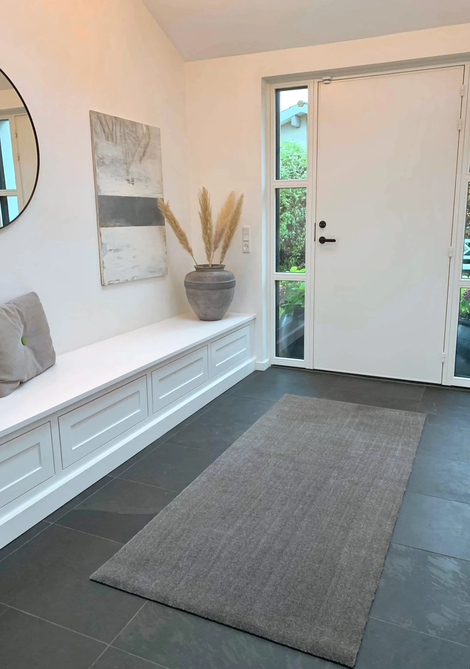 Unicolor gangloper, Steelgrey, 90x200 cm tica copenhagen